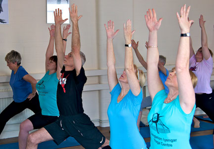 Virabhadrasana I Congleton Iyengar Yoga Centre